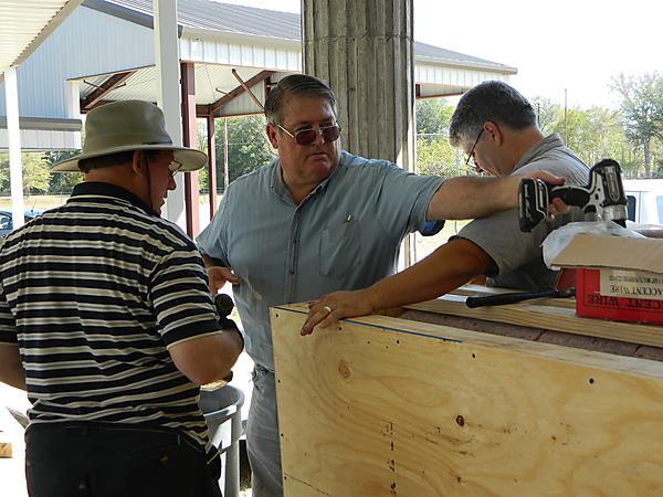 Crating the Pianos