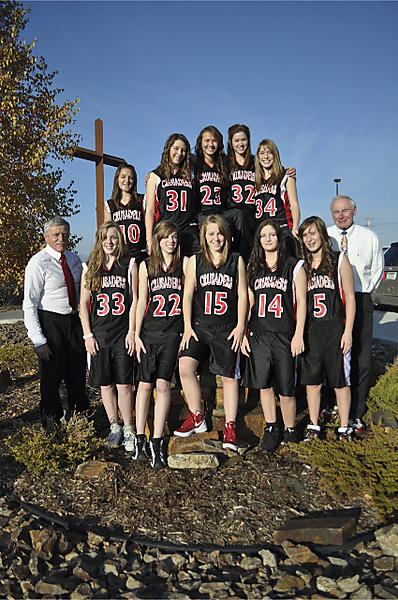 Crusader Girls Varsity Basketball Team
