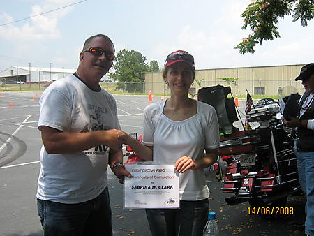 Congratulations Sabrina Clark