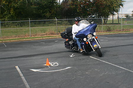 Chris on the course