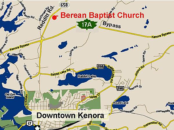 Berean Kenora Location