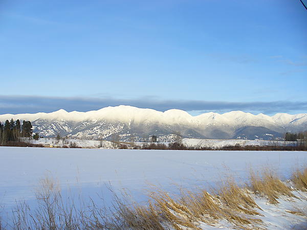 Rocky Mountains in the Winter
