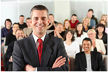 People smiling