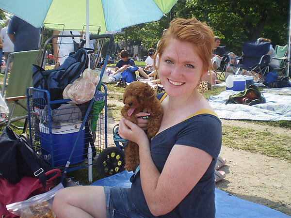 Linda and Hugo on the Fourth