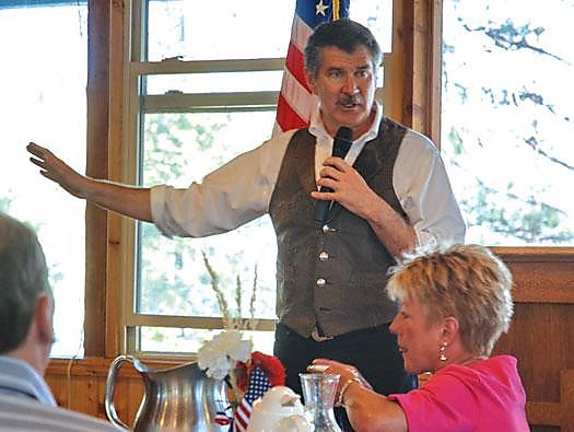 Rehberg Urges Restraint at Lake Co Talk
