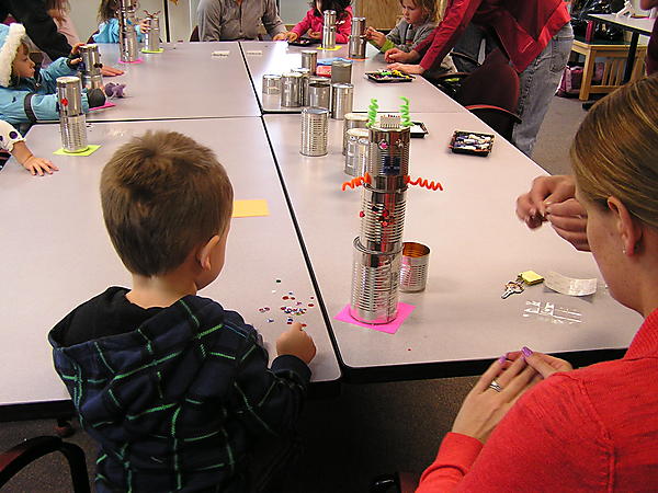 The 8220BIG READ8221 robots made during story time