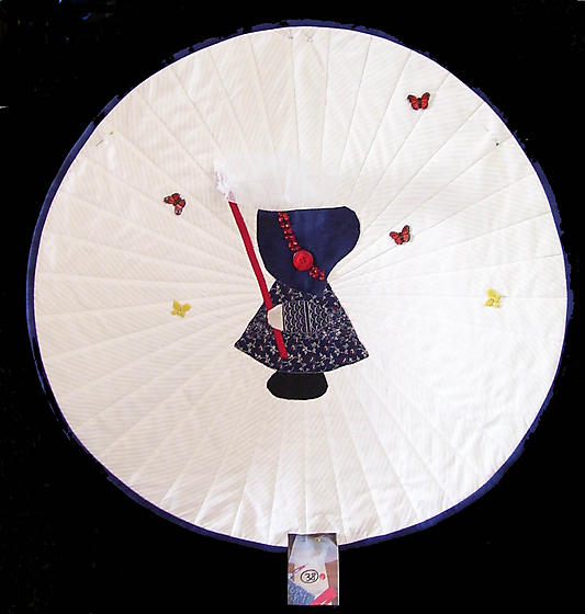 Sun Bonnet Sue Catching Butterflies