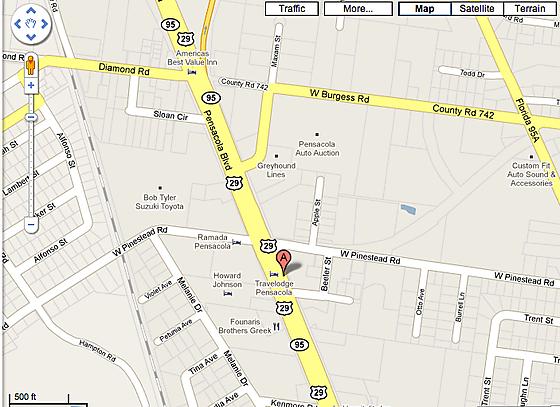 Map to church