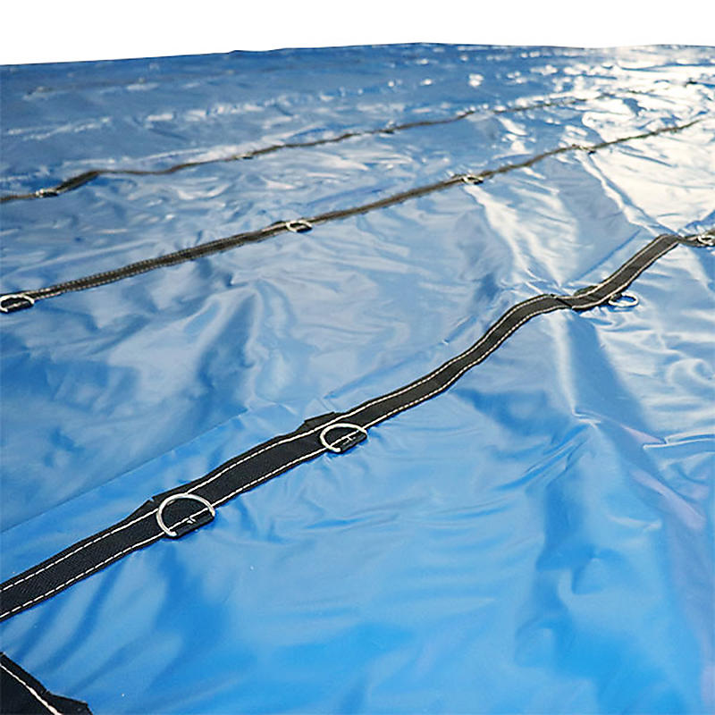 Lumber Tarp 18 oz BLUE — 26' x 16' with 4' Drop Lumber Tarps
