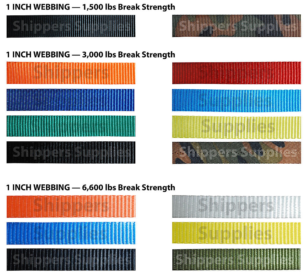 EZ-Xtend Polyester Webbing 1 Inch Lightweight