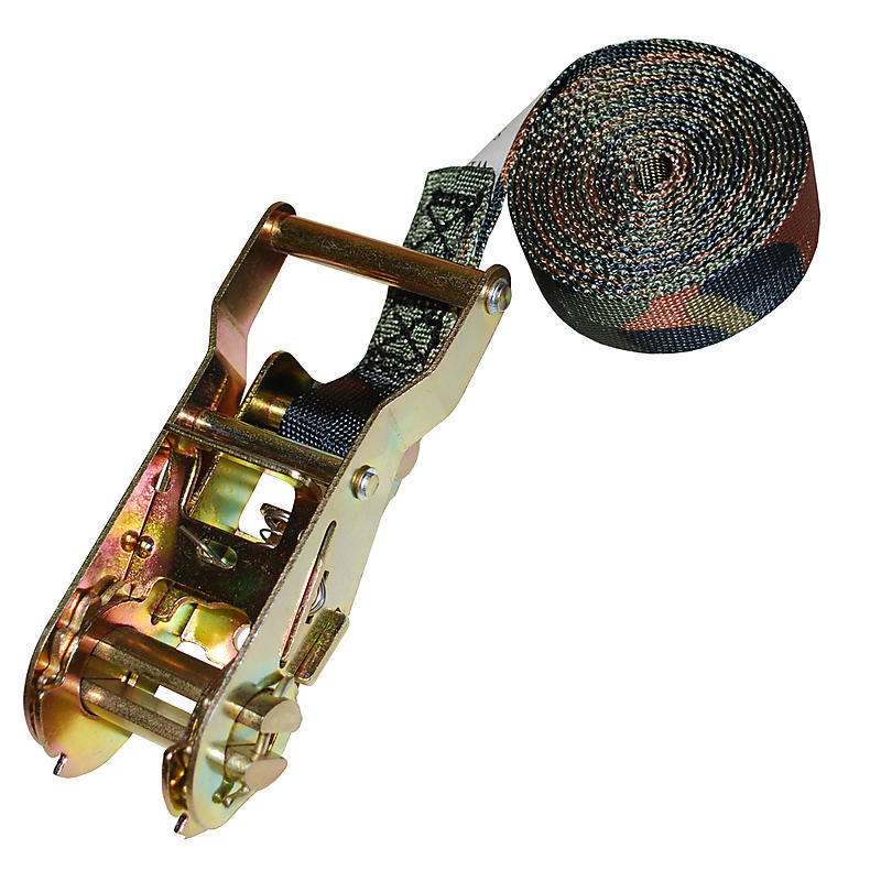 1 Inch Heavy Duty CAMO Endless Loop Ratchet Strap Trucking Depot