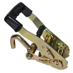 2" Rubber Handle Ratchet with Finger Hook