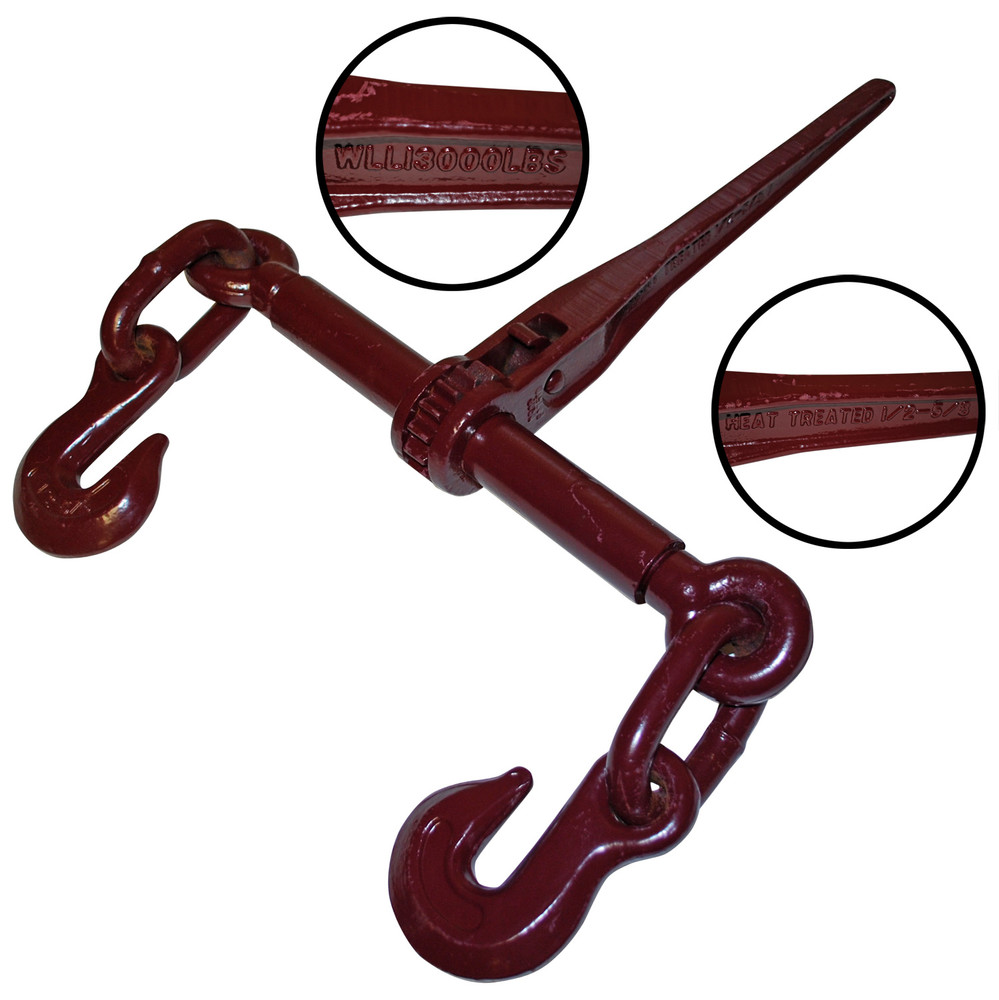 Ratchet Load Binder Example Closeup  Trucking Depot