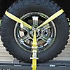 2 Inch Custom Lasso Strap Around The Outside Of Tire - In Use | Trucking Depot