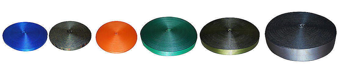 Different Types of Polyester Tie Down Webbing