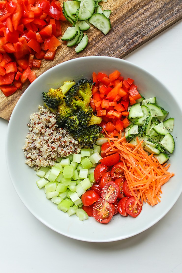 Veggie Bowls Meal Prep Idea for Truckers