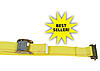 2 x 12' Yellow E-Track Cam Buckle Tie-Down Straps – Baremotion