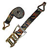 2" Camo Ratchet Strap with Wire Hooks