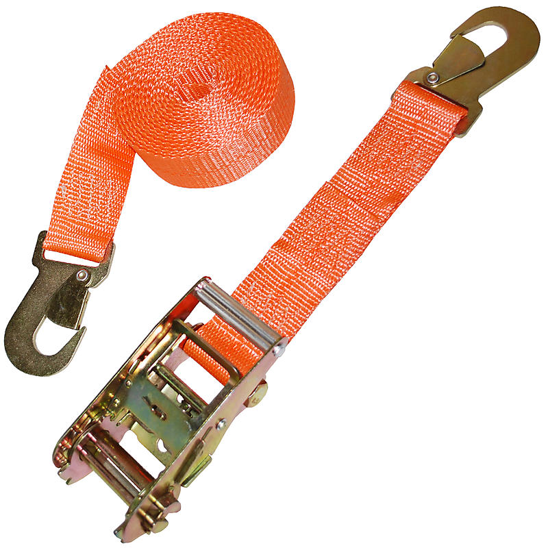 thumbnail image 2 of 2' X 8' Orange Diamond Weave Wheel Lift Straps With Flat Snap Hooks – 4 Pack By Everything Tie Down 2 of 6