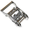 2" White Seatbelt Endless Loop Ratchet Strap