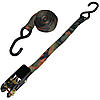 1 inch Custom Camo Ratchet Strap with S Hooks