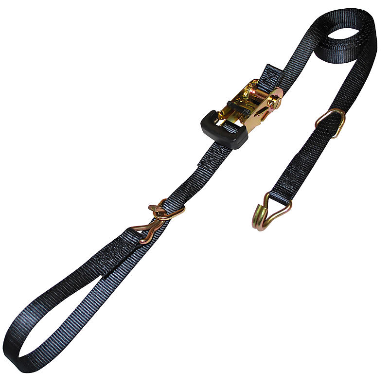 1" Heavy Duty Ratchet Strap w/JHook & DRing