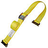 2 inch Cam Buckle Strap with E Track Fittings Yellow 