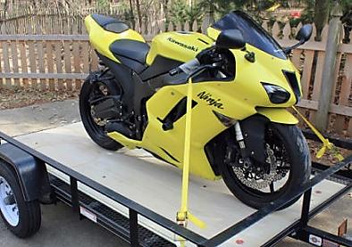 How to Secure a Motorcycle for Transport on a Trailer image