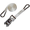 1" Stanless Steel Ratchet Strap with Stainless Carabiner