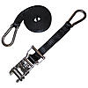 1" Stanless Steel Ratchet Strap with Stainless Carabiner