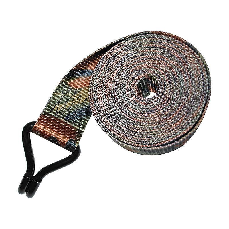 2" Custom Winch Strap w/Wire Hooks