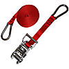 1" Stanless Steel Ratchet Strap with Stainless Carabiner