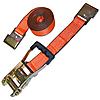 2" x 30' Custom USA Ratchet Strap with Flat Hooks