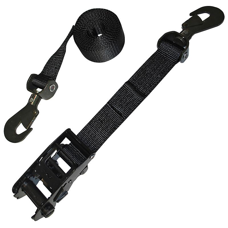 2" Custom Ratchet Strap with Swivel Snap Hooks