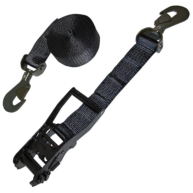 2" Custom Ratchet Strap with Swivel Snap Hooks