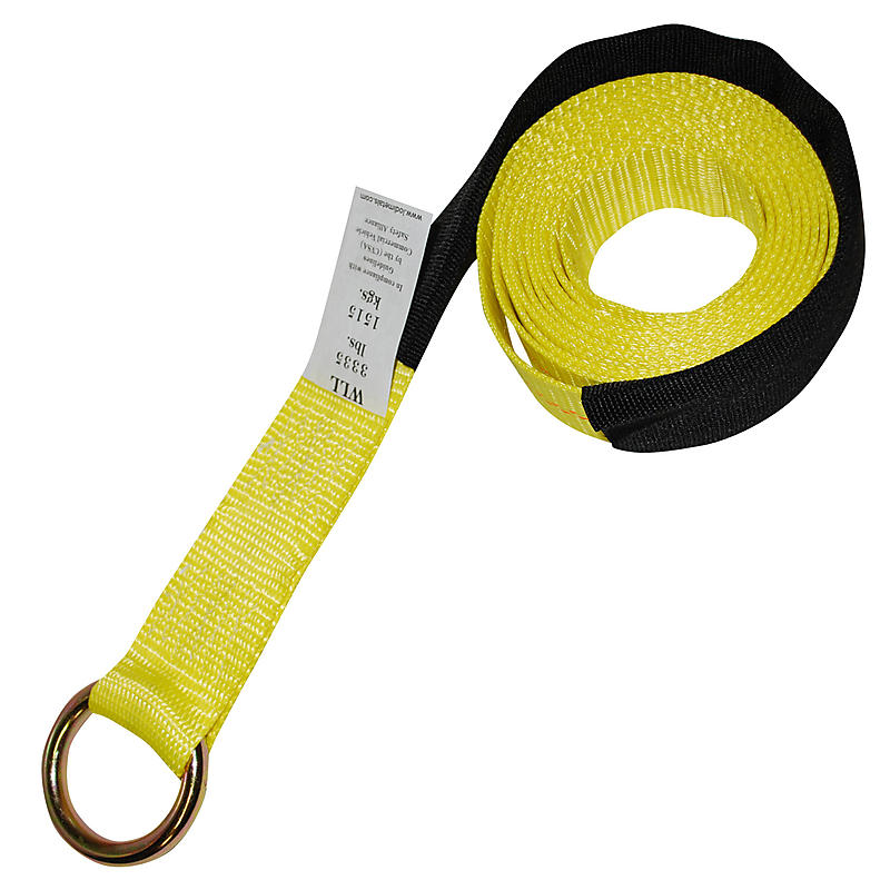 20-Pack LASSO Tie-Down Straps - 2" X 10FT With O-Ring, 10,000 Lb Strength For Towing