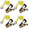  2" Lasso Strap with Ratchet SET YELLOW