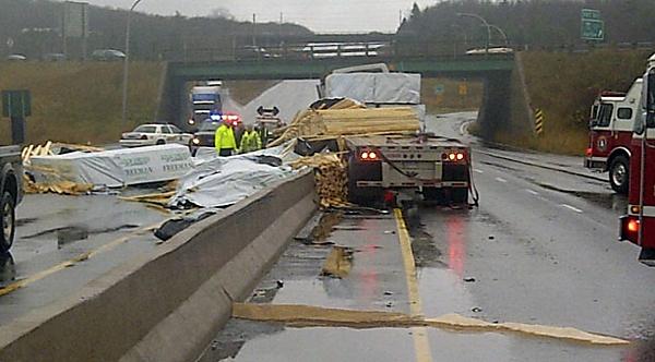 Highway Debris from unsecured load