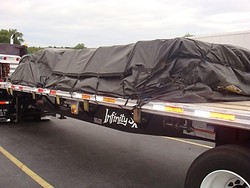 20' x 27' Waterproof Flatbed Tarp with 6' Drop 