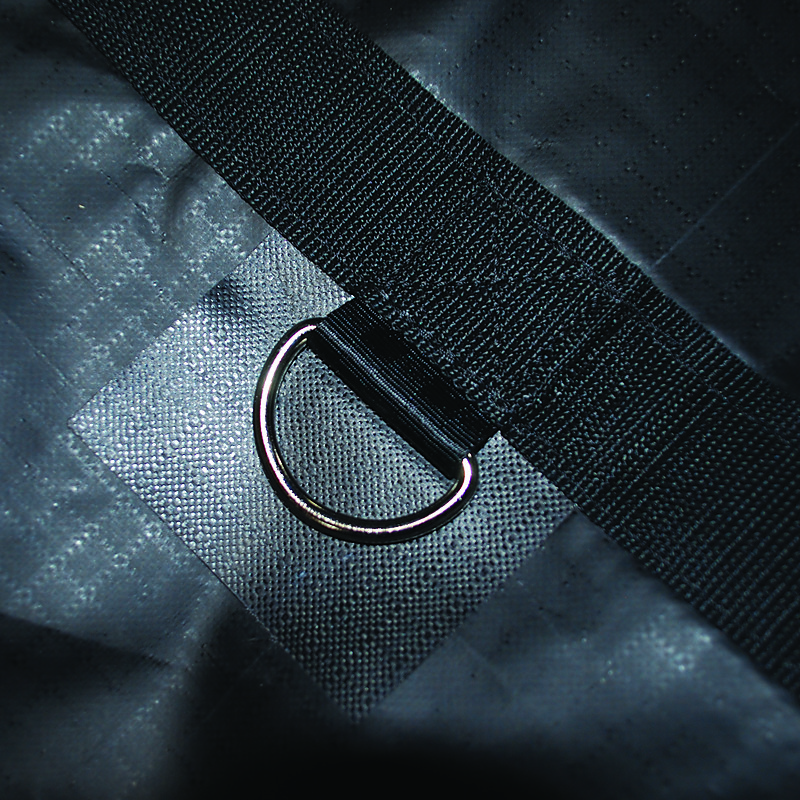 16' x 27' BLACK Steel Tarp – 18 oz