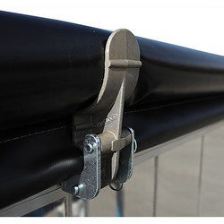 3" Aluminum Easy Off Tarp Stop Assembly