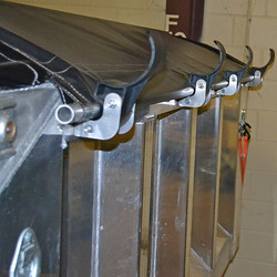 6" Flexible Easy Off Tarp Stop Assembly