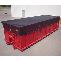 12' x 28' Black Knit Poly Mesh Hand Tarp