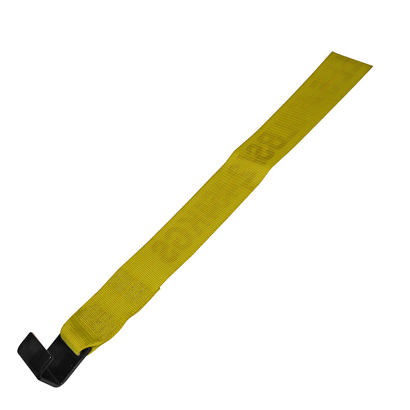 4" x 5' Roll Off Container Strap with Flat Hook