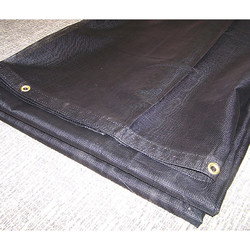 7' x 22' Black Mesh Dump Tarp