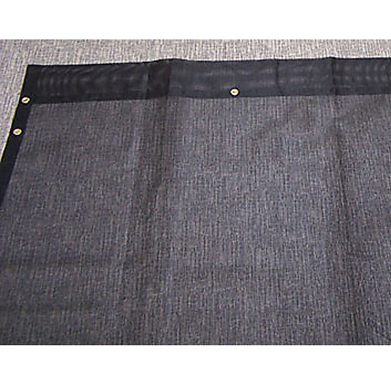 7' 8" x 50' Black Mesh Dump Tarp