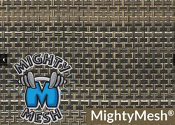 7' 8" x 50' Black Mighty Mesh Dump Tarp