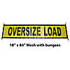 Mesh Oversize Load Sign with Bungees 18" x 84" | Lodi Metals 