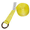 Yellow 2 inch Lasso Car Tie Down Strap with O-Ring | Car Tie Downs | Lodi Metals 