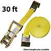 2" x 30' Ratchet Strap w/Flat Hook